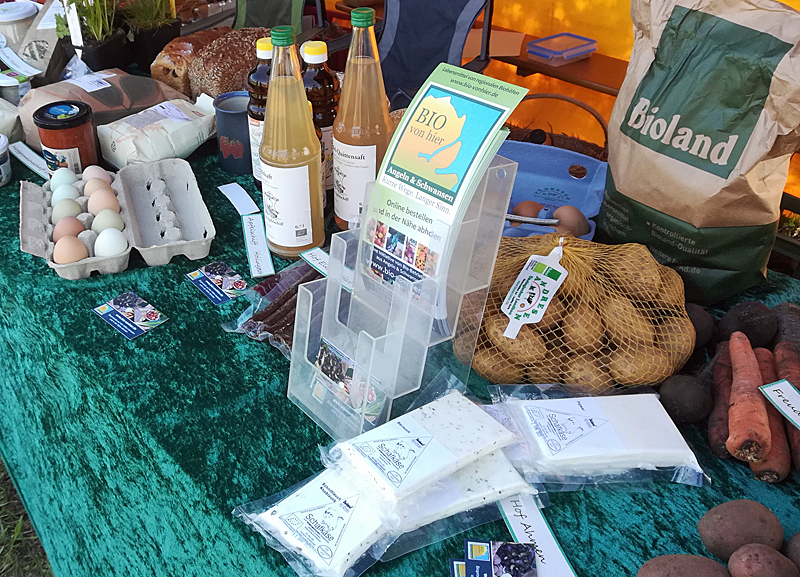 Bio-von-hier mit regionalen Bioprodukten